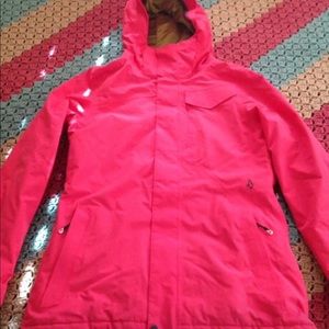 VOLCOM Hot Pink Goretex Snowboarding Jacket